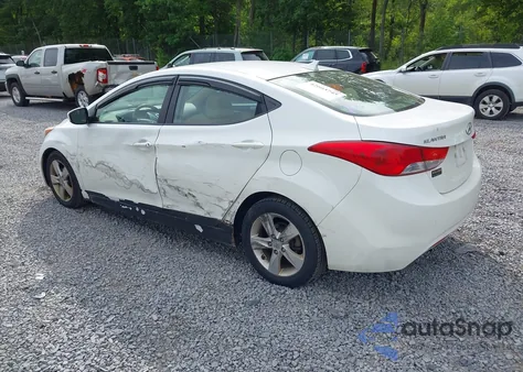 2011 Hyundai Elantra Gls z USA, uszkodzony, nr VIN 5NPDH4AE5BH049664